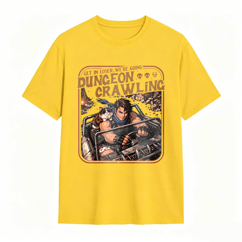 Dungeon Crawling Funny Gamer Fantasy Tee