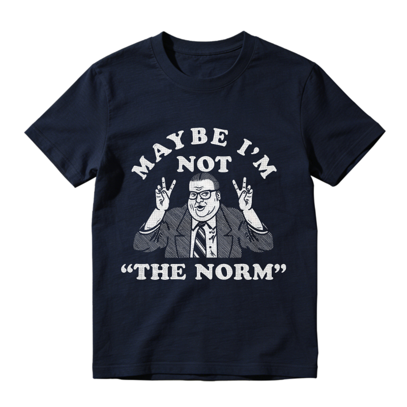 Maybe I'm Not The Norm Man With Peace Signs Unisex Classic T-shirt