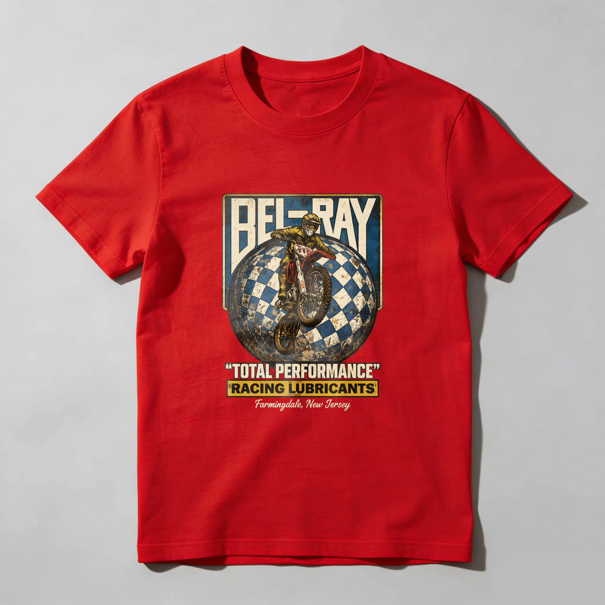 Bel Ray Total Performance Racing Lubricants Motorcycle T-Shirt
