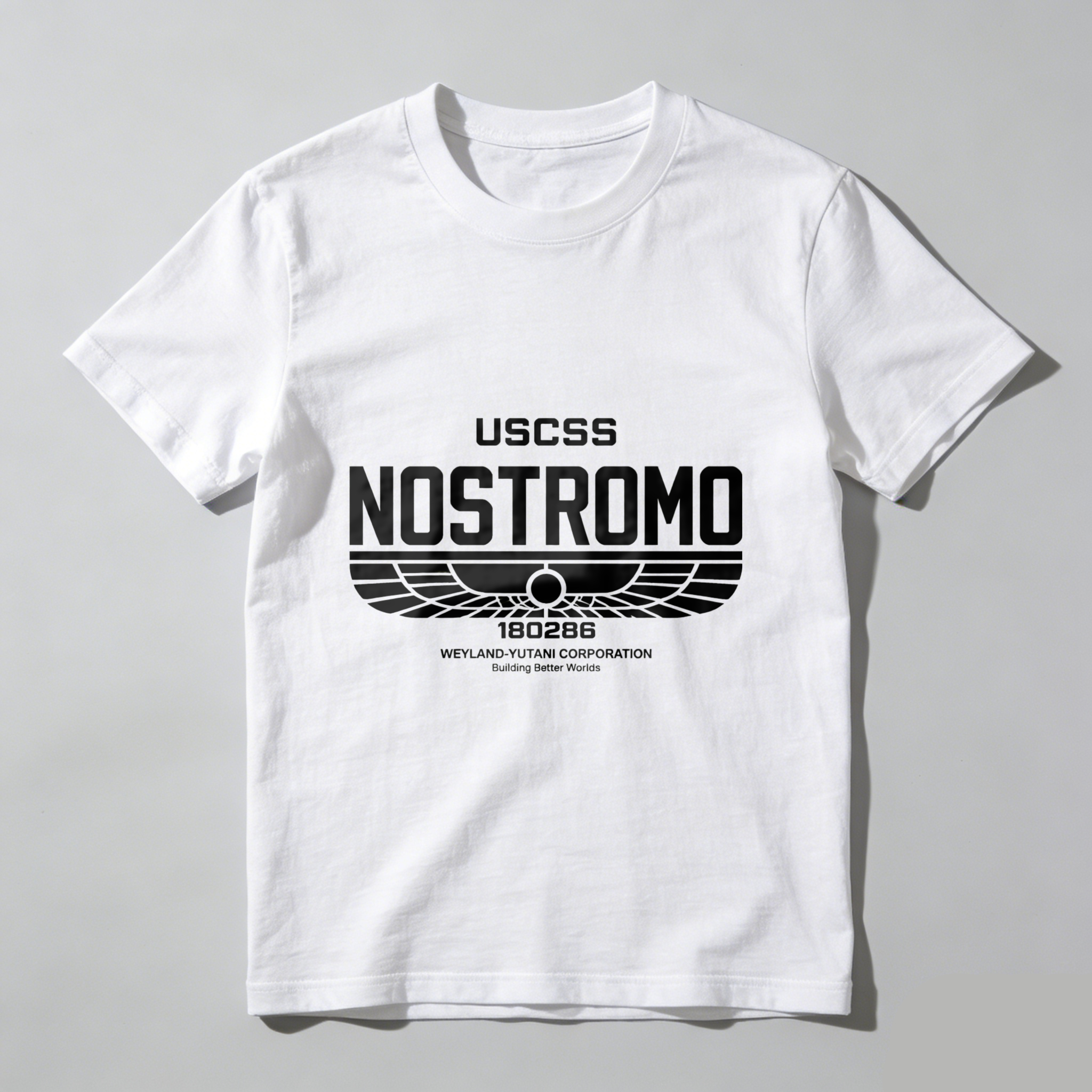 TEECURENT Uss Nostromo T Shirt Alien Movie UsCSS Nostromo 190286 Weyland Yutani Corporation Crew Uniform Shirt