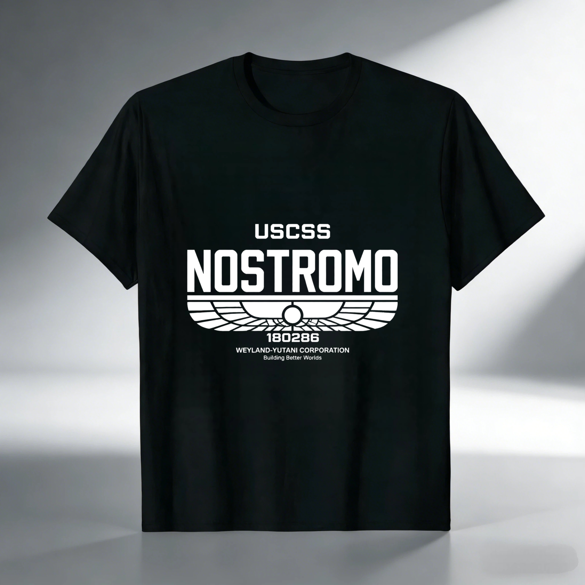 TEECURENT Uss Nostromo T Shirt Alien Movie UsCSS Nostromo 190286 Weyland Yutani Corporation Crew Uniform Shirt