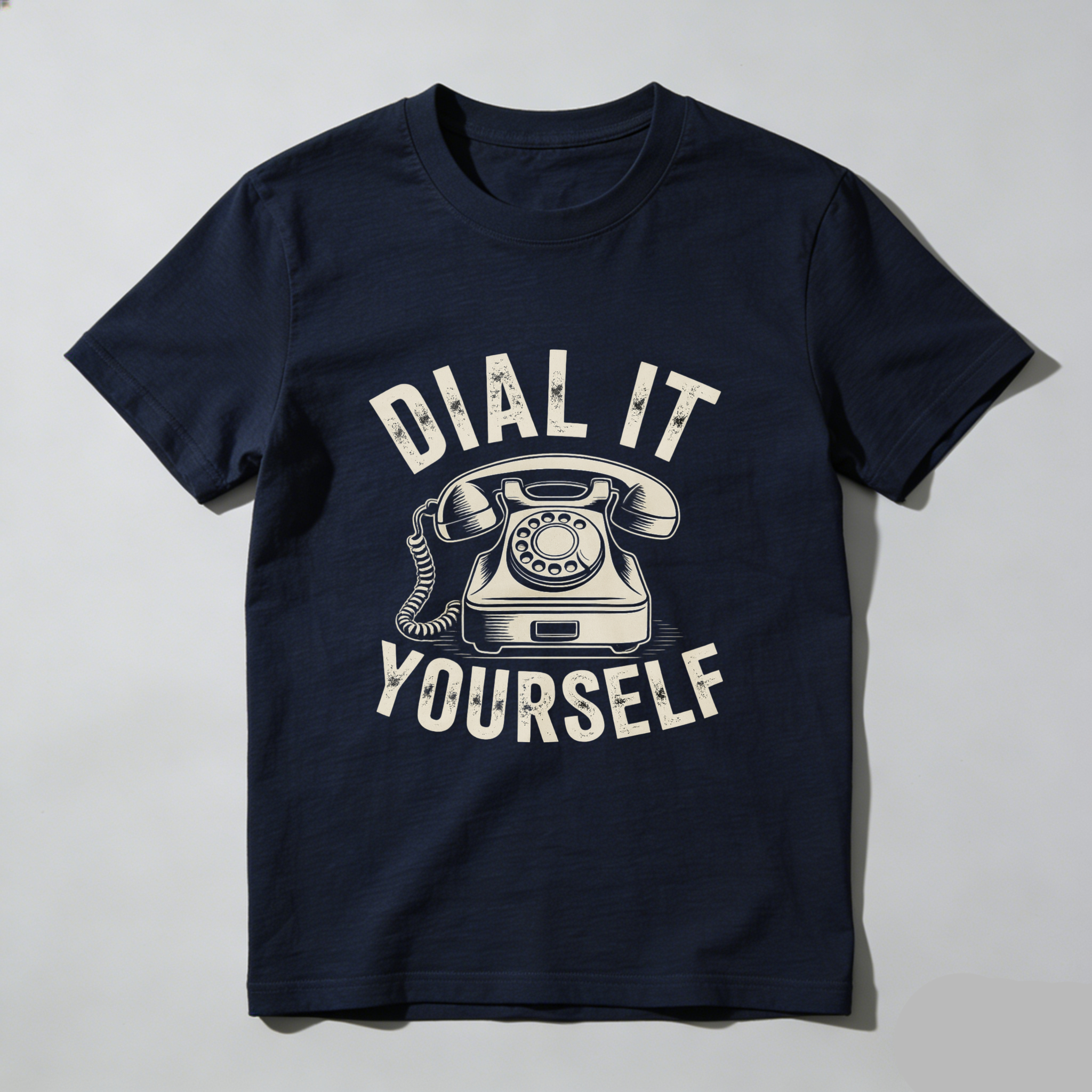 Dial It Yourself Vintage Telephone Graphic T-Shirt Made In Usa