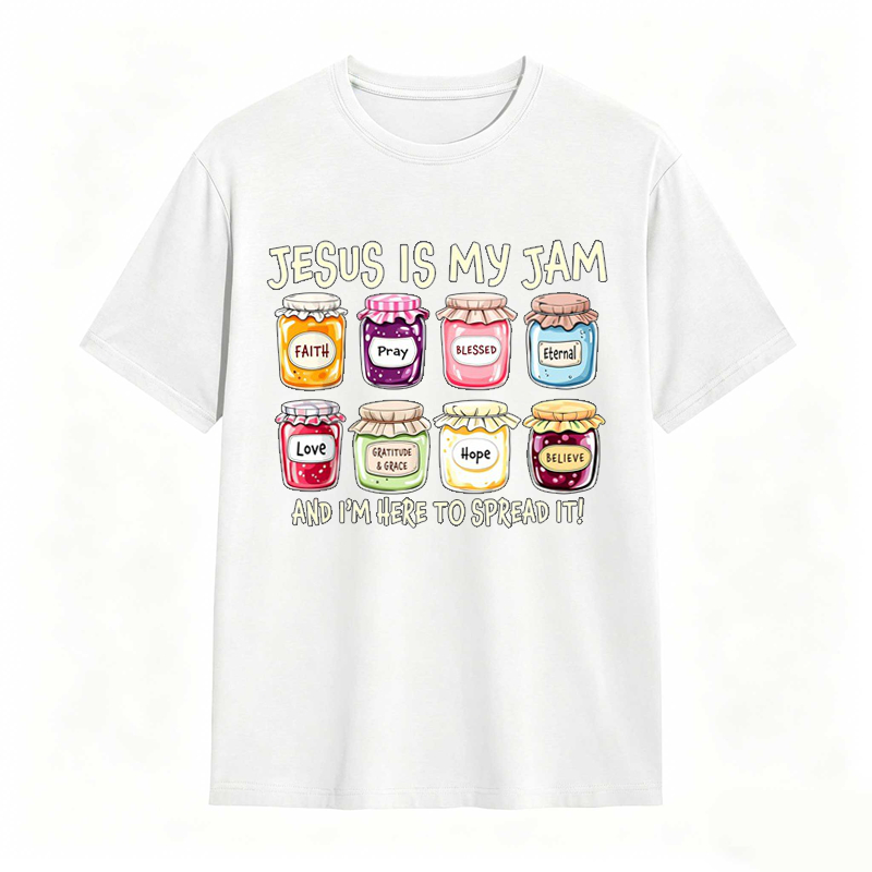 Jesus ls My Jam Christian Graphic T-shirt