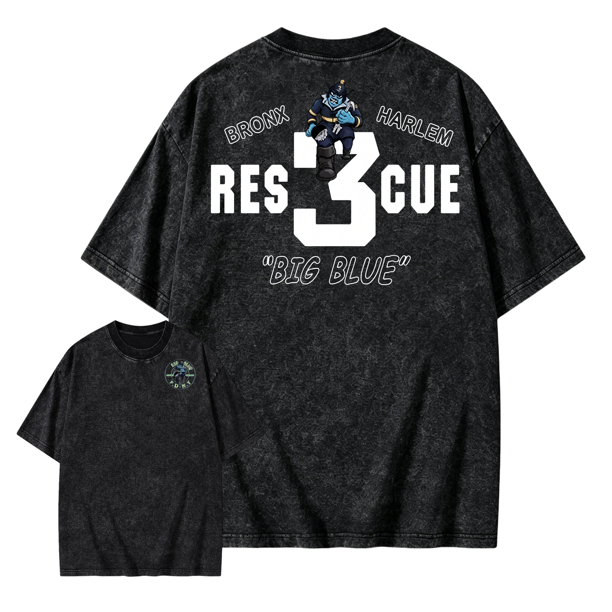 Men's F-R 3 B-H Graphic Print Washed Shirt