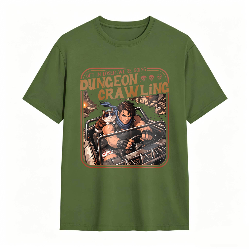 Dungeon Crawling Funny Gamer Fantasy Tee