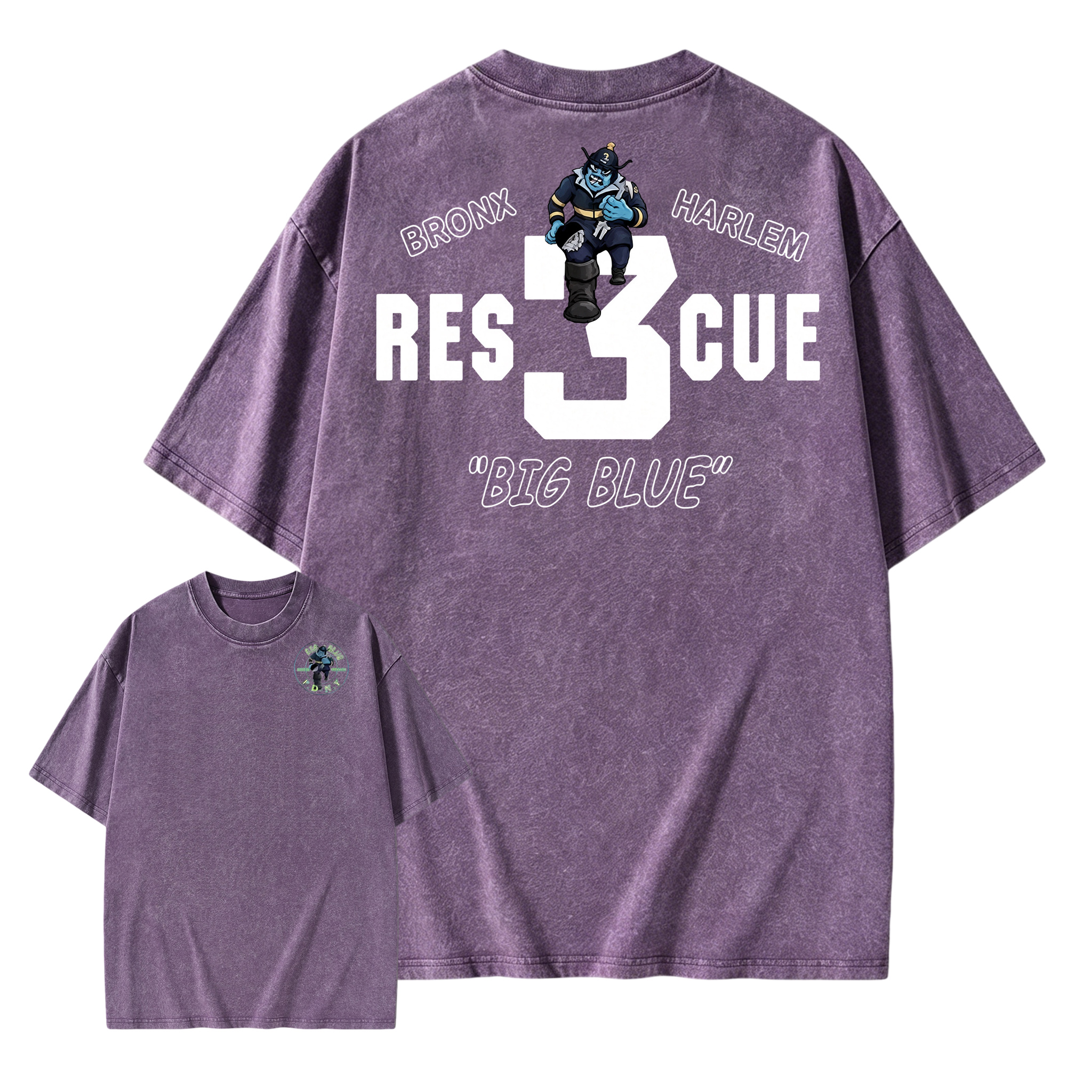 Men's F-R 3 B-H Graphic Print Washed Shirt