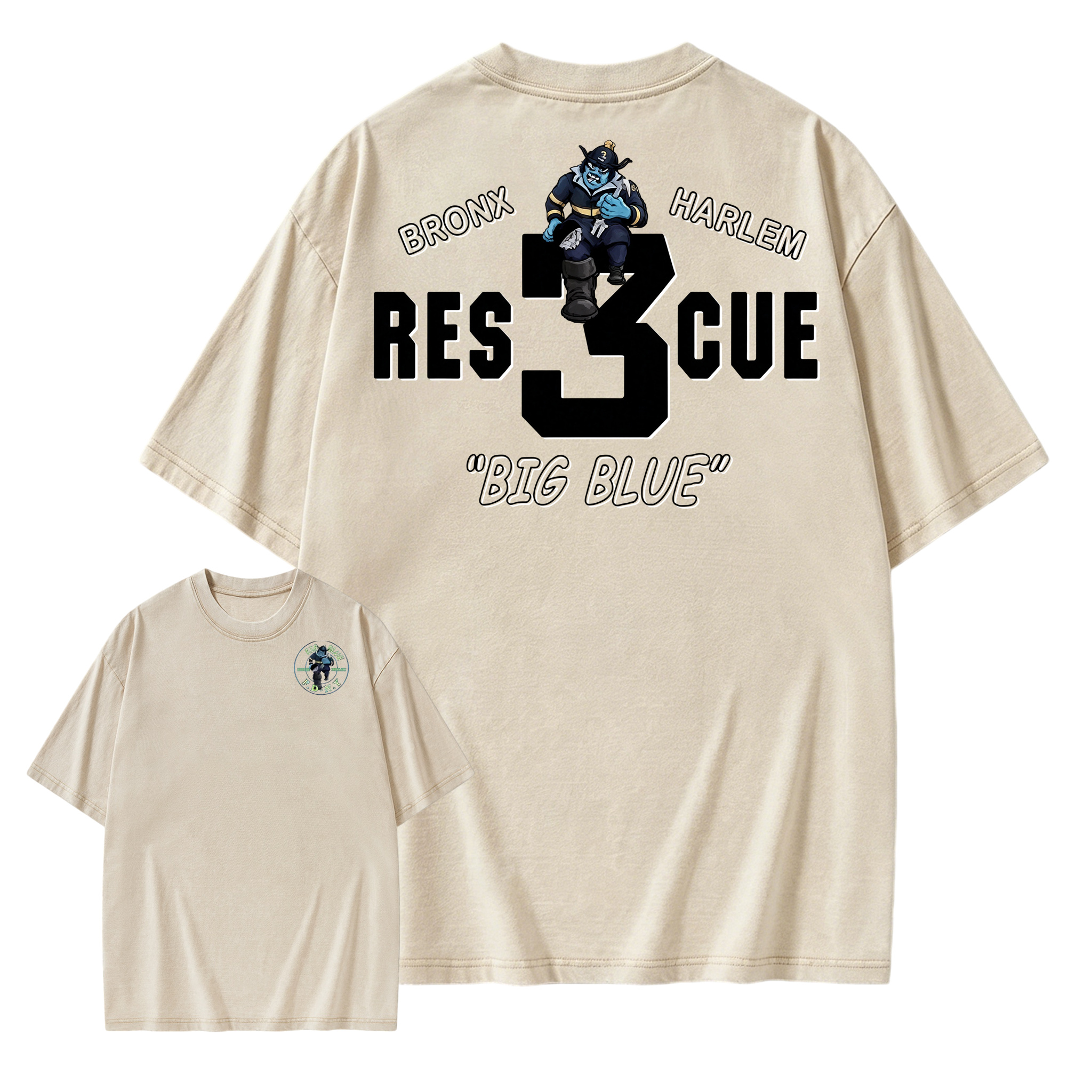 Men's F-R 3 B-H Graphic Print Washed Shirt