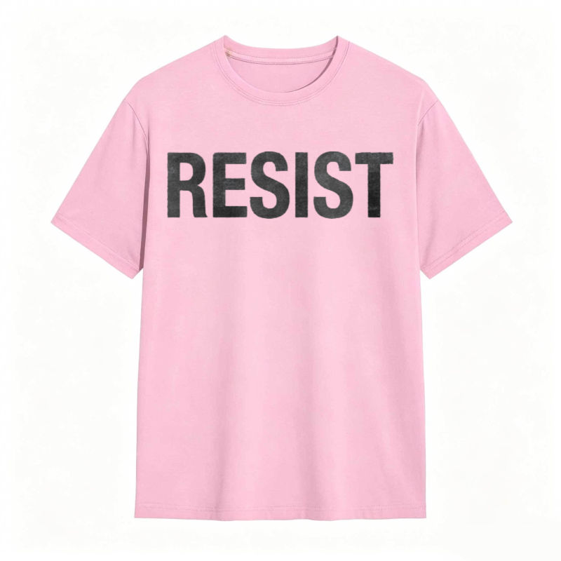 Resist Text Graphic T-shirt