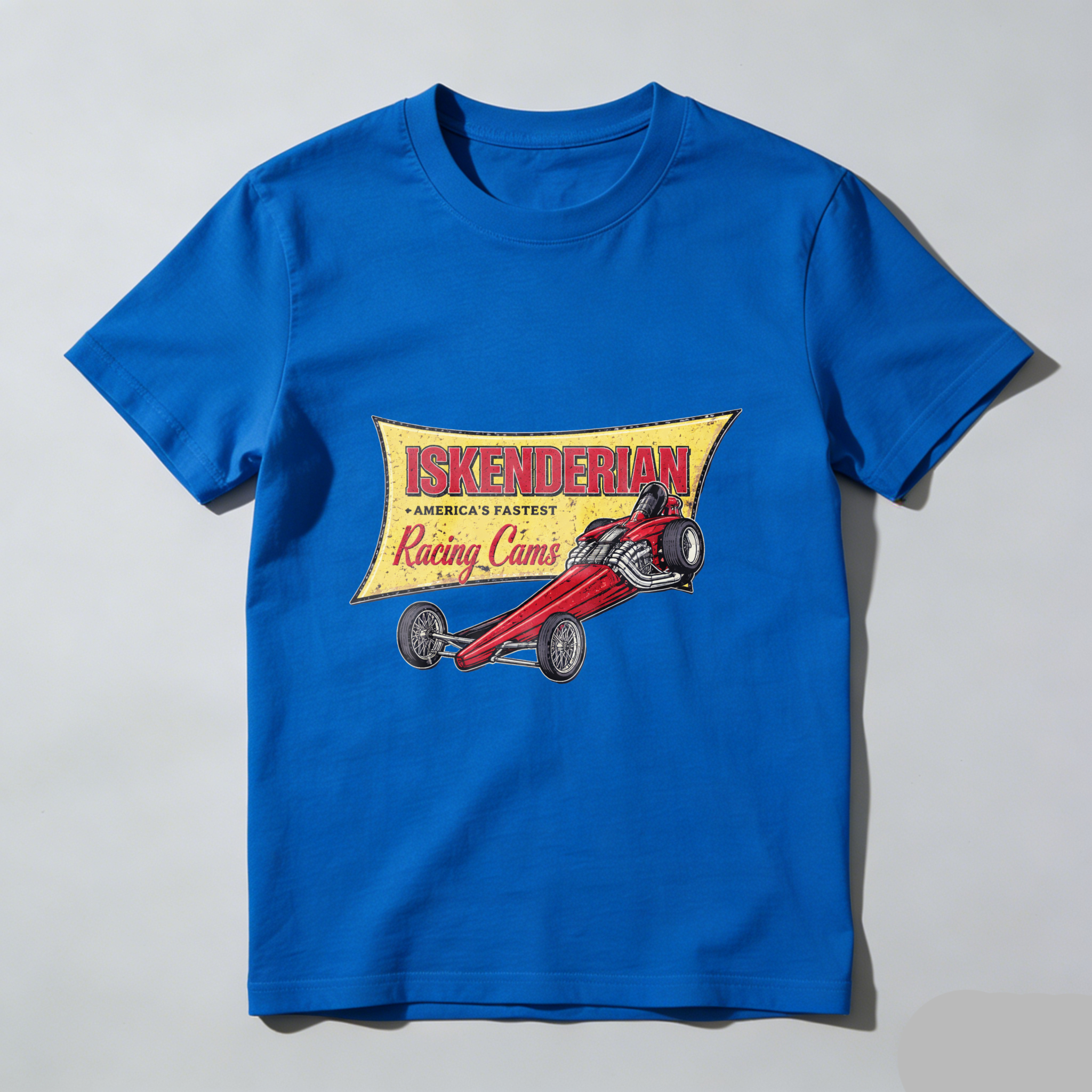 Iskenderian Racing Cams America S Fastest Vintage Hot Rod T Shirt Black