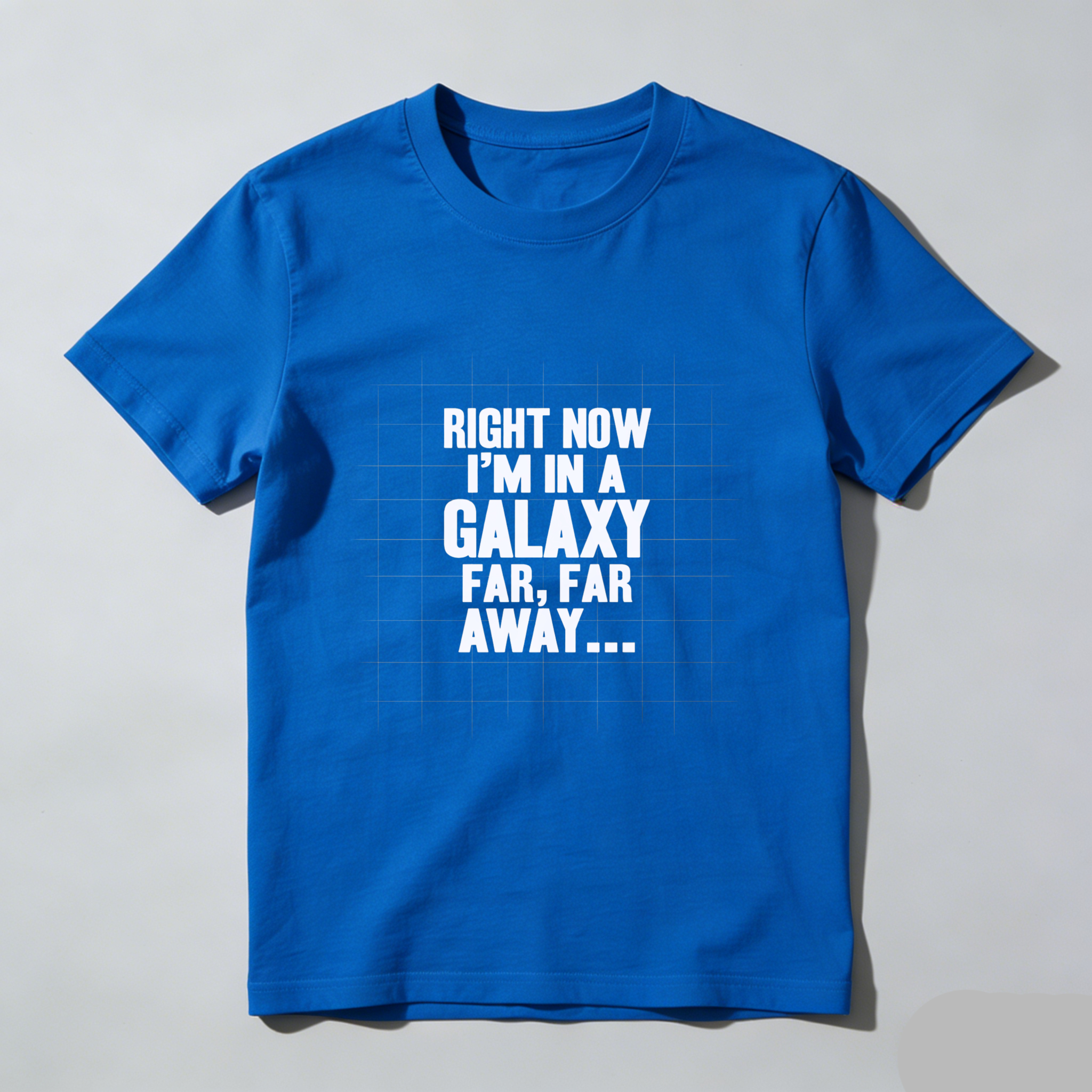 TEECURENT Right Now Im In A Galaxy Far Far Away T Shirt Star Wars Inspired Funny Quote Graphic Tee For Men Women Unisex Casual Wear WOMEN