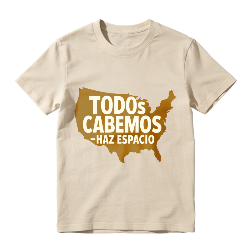 Todos Cabemos Haz Espacio Usa Map Unisex Classic T-shirt