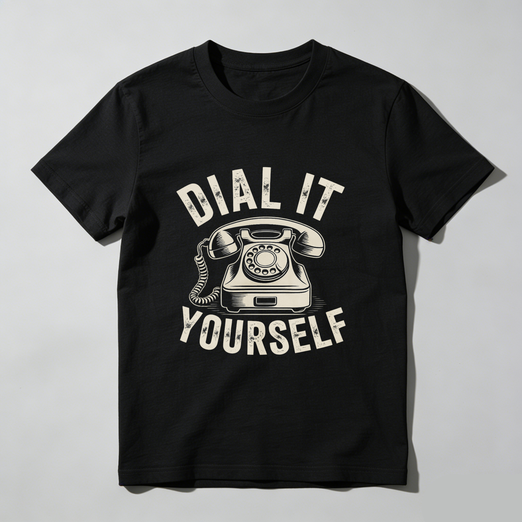 Dial It Yourself Vintage Telephone Graphic T-Shirt Made In Usa