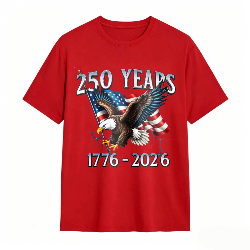 American Eagle Independence Day 250 Years 1776-2026 T-Shirt