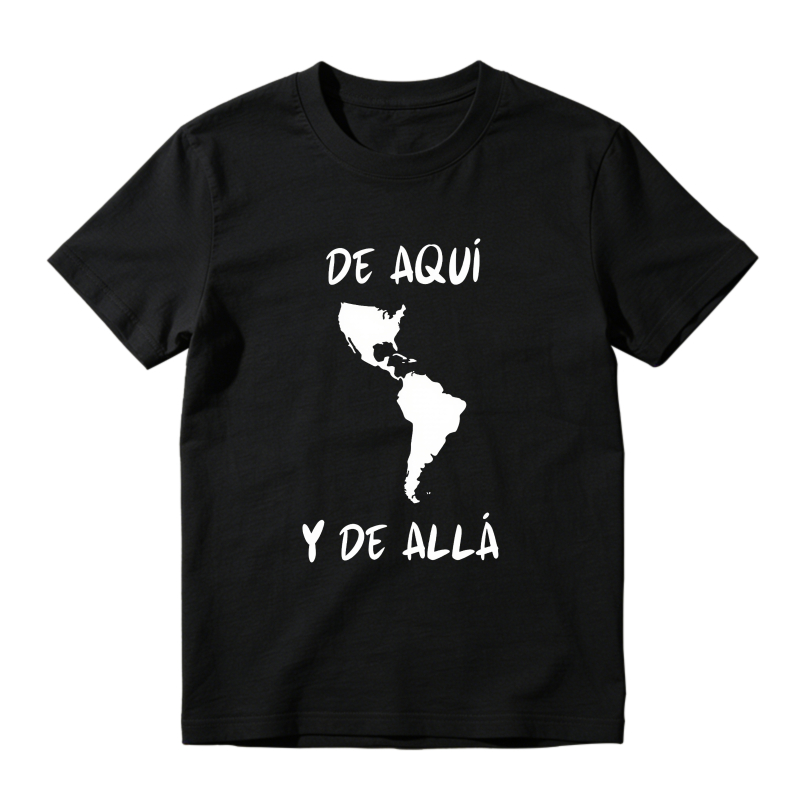 De Aqui Y De Alla Map Of Latin America Unisex Classic T-shirt