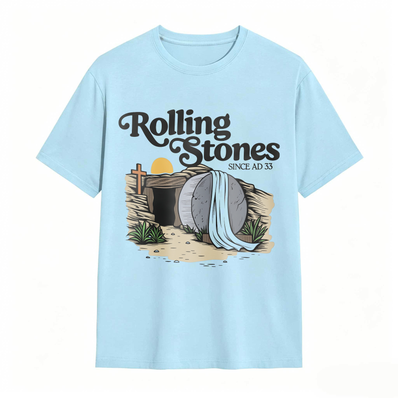 Rolling Stones Since Ad 33 Easter Tomb Scene Unisex Classic T-shirt