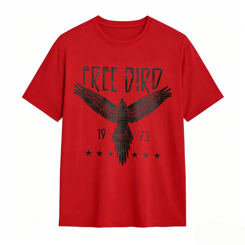 Free Bird Eagle 1973 Stars Design Unisex Classic T-shirt