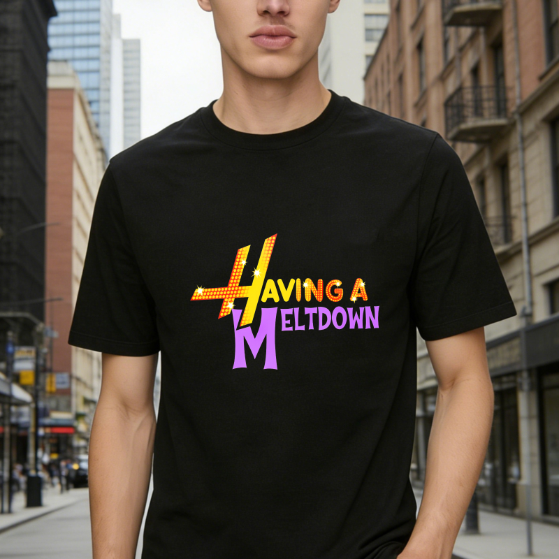 Having A Meltdown With Lightning Bolt Design Unisex Classic T-shirt