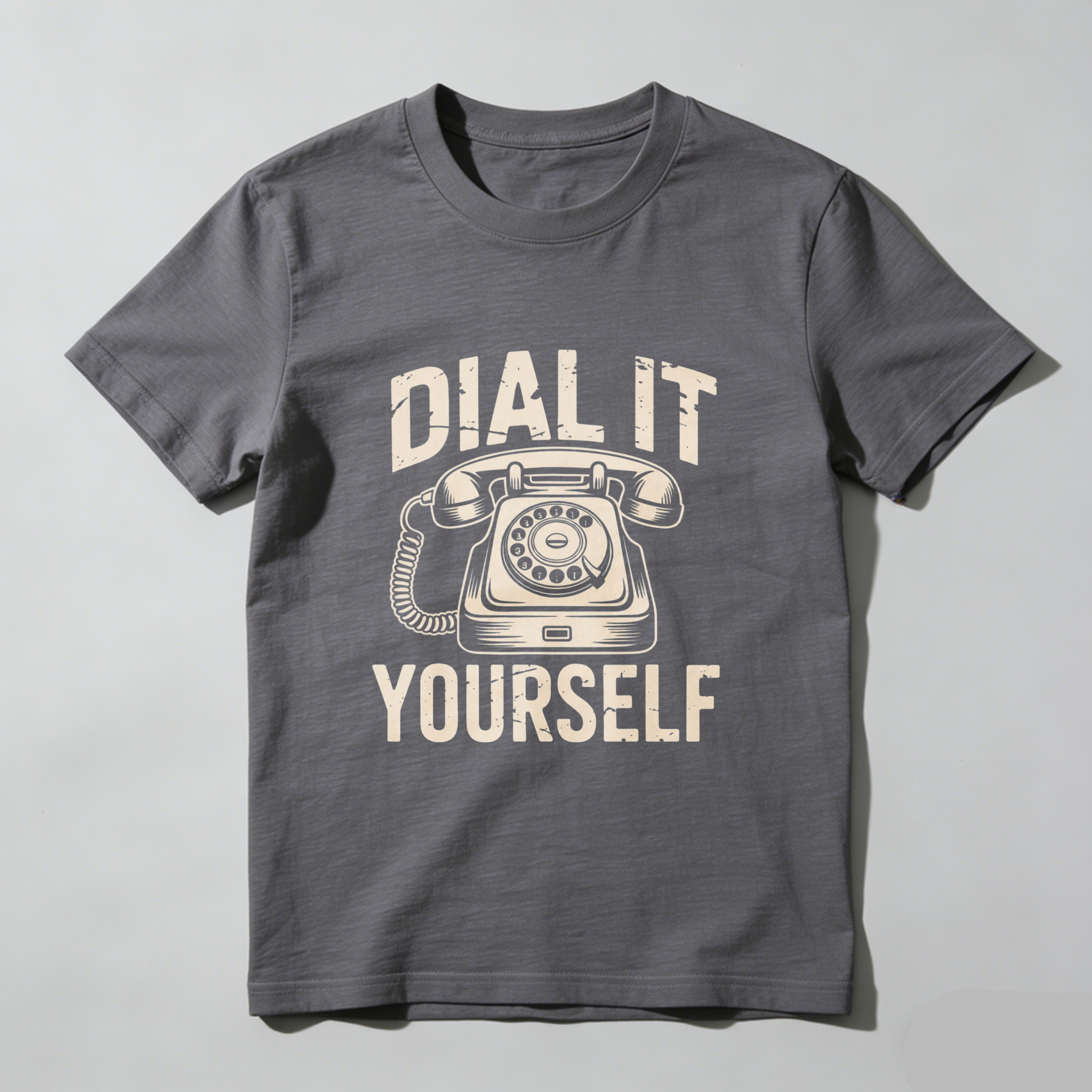 Dial It Yourself Vintage Telephone Graphic T-Shirt Made In Usa