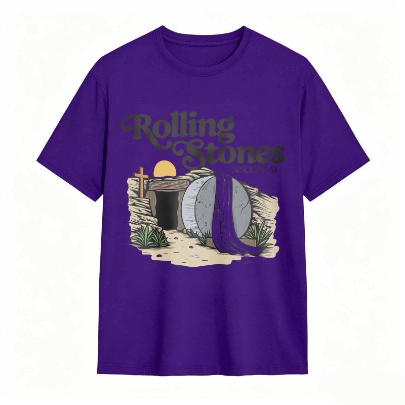 Rolling Stones Since Ad 33 Easter Tomb Scene Unisex Classic T-shirt