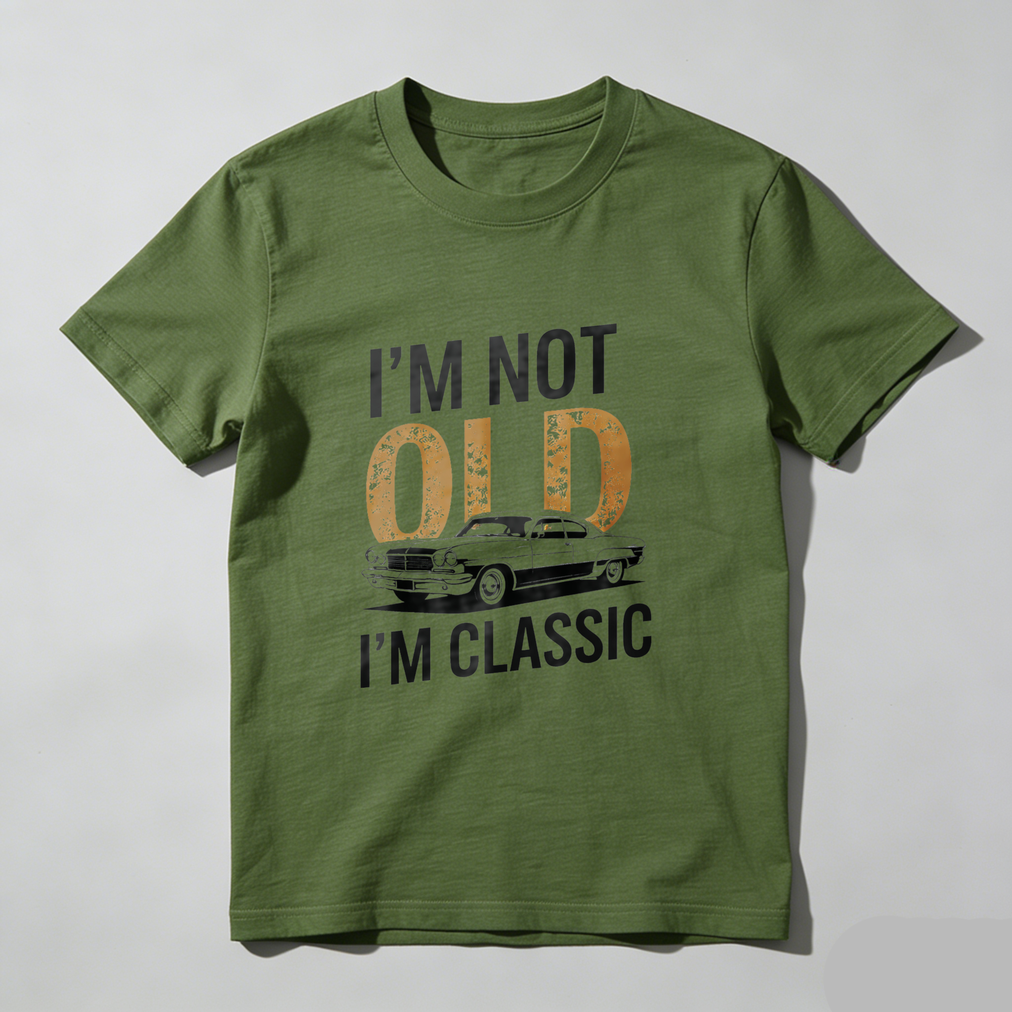 I Am Not Old I Am Classic Vintage Car T Shirt Made In Usa