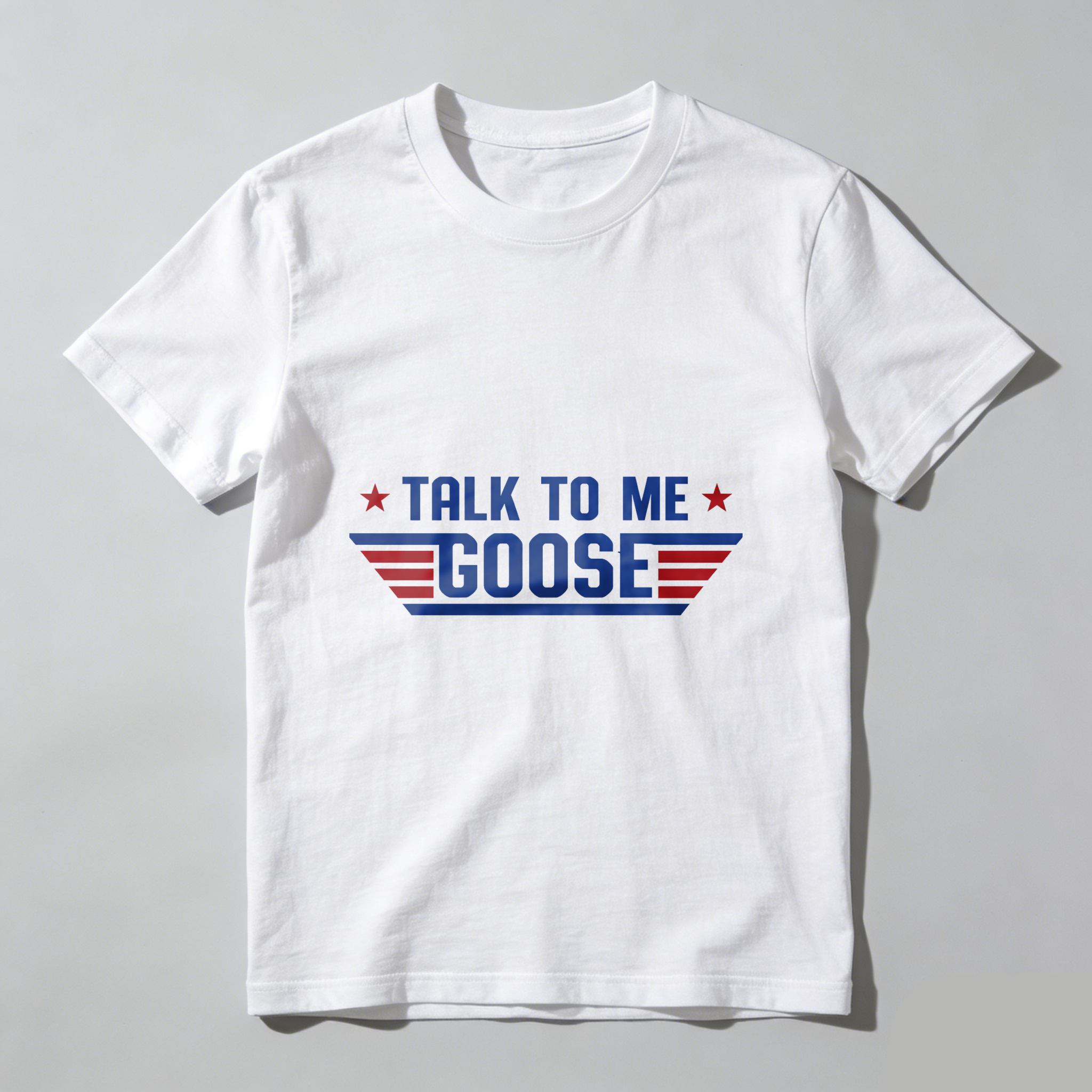 TEECURENT Talk To Me Goose T Shirt Top Movie Quote Top Gun Inspired Design Black Cotton Casual Wear For Men And Women