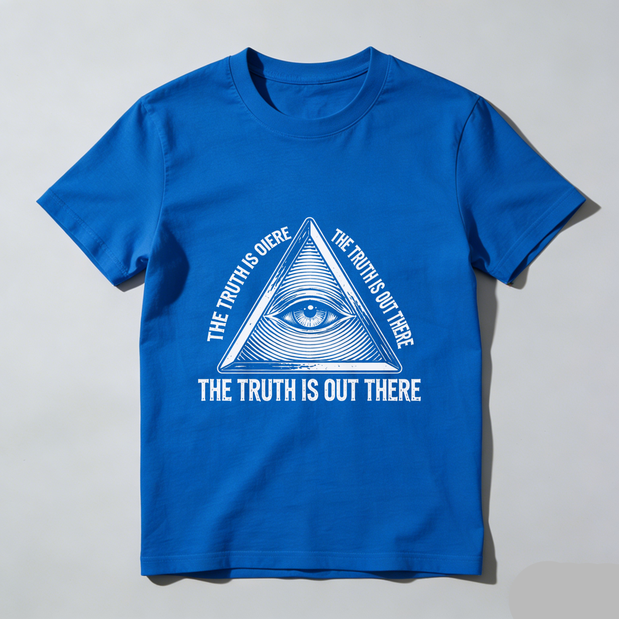 TEECURENT  The Truth Is Out There Eye Pyramid Symbol TEECURENT