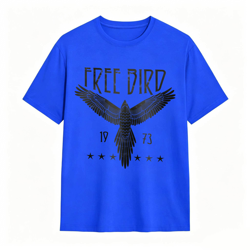 Free Bird Eagle 1973 Stars Design Unisex Classic T-shirt