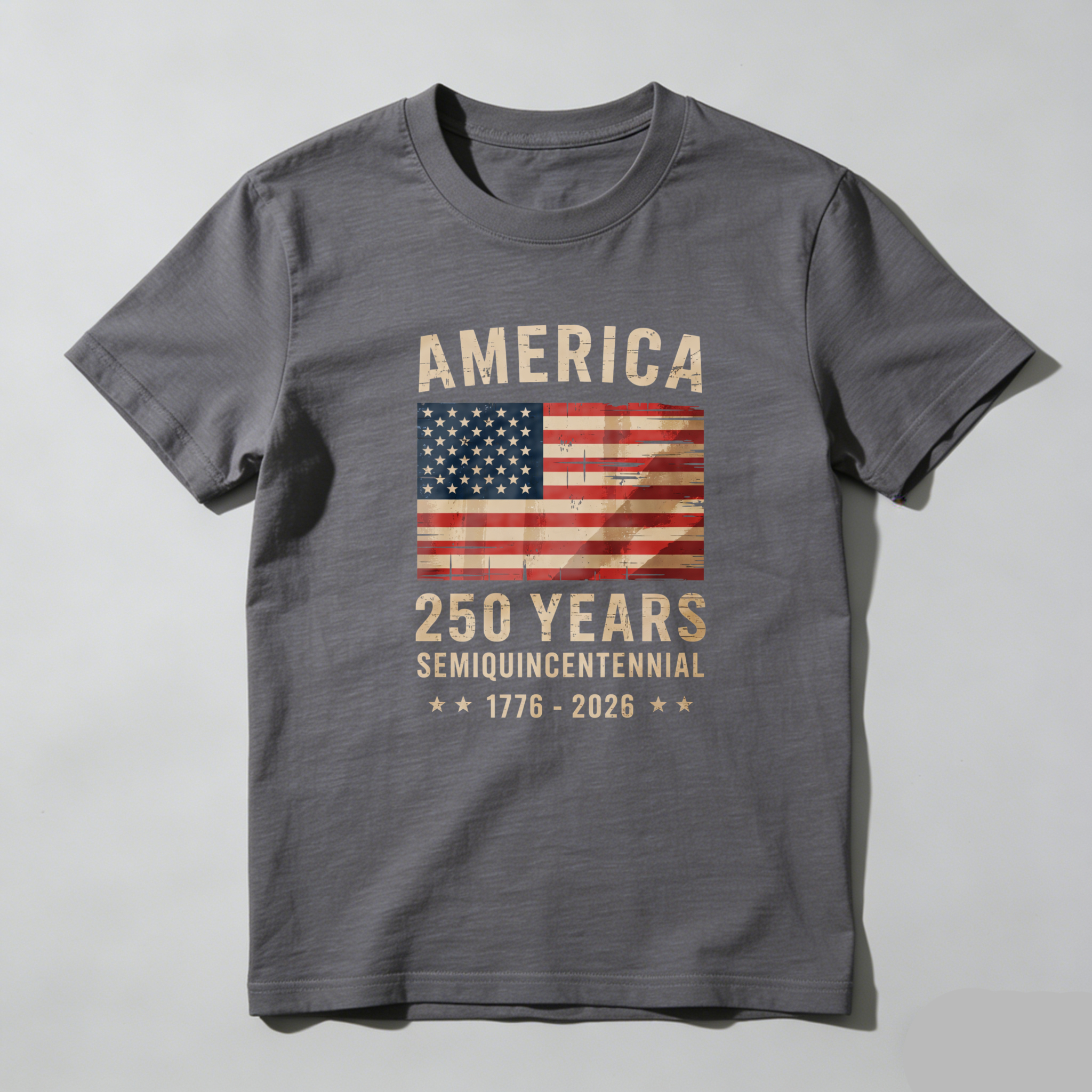 America 250 Years Semiquincentennial 1776 2026 Usa Flag Independence Day Celebration T Shirt