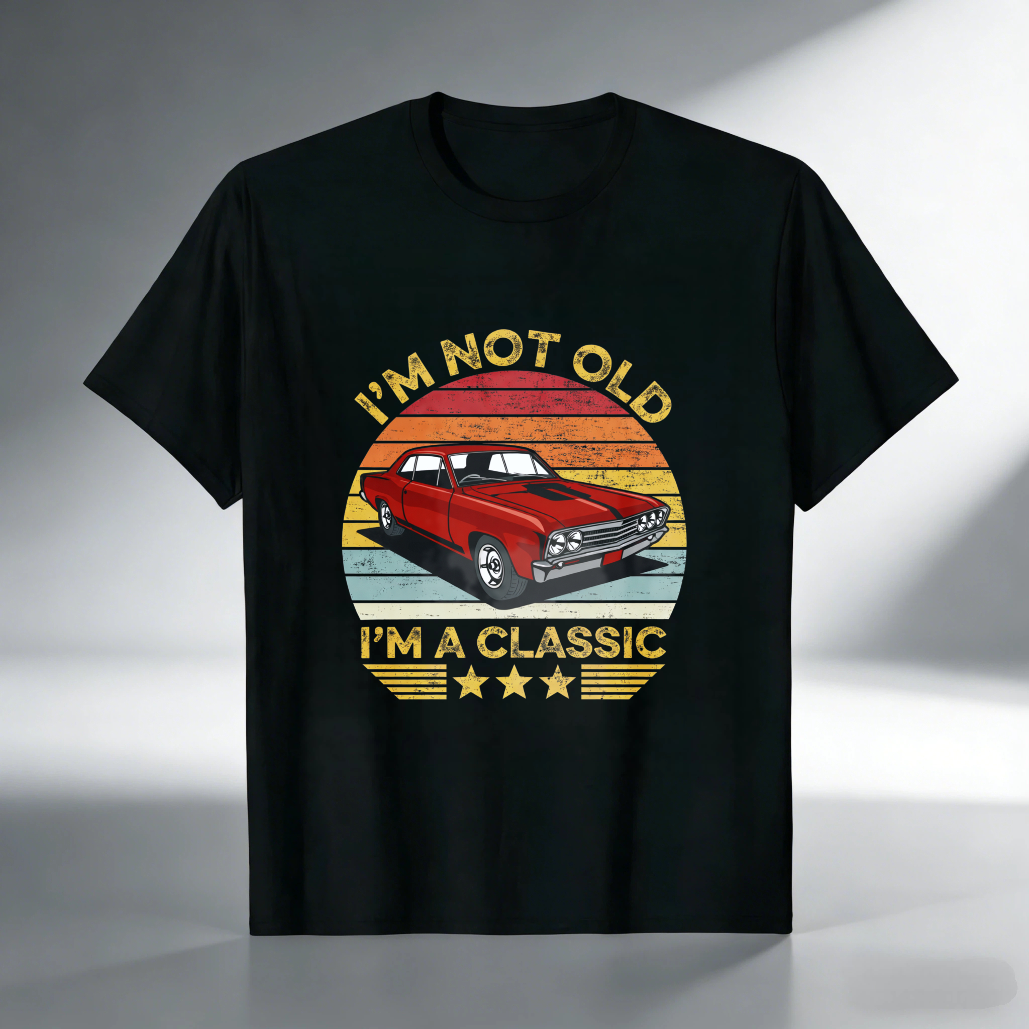 Im Not Old Im A Classic Vintage Car T-Shirt Retro Design For Men And Women