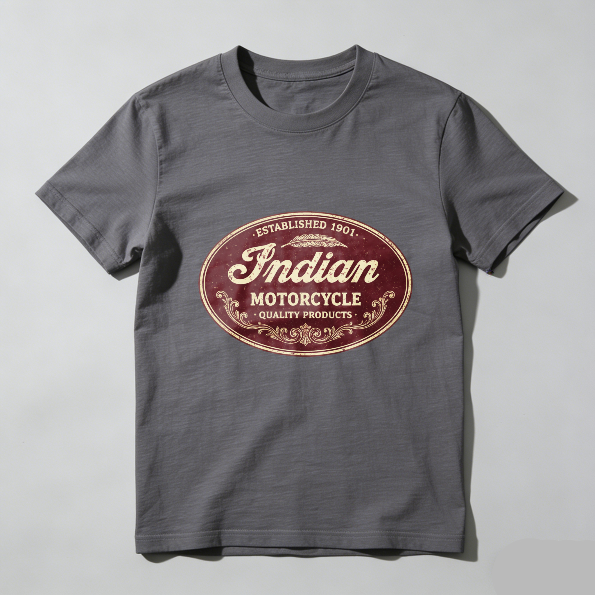Indian Motorcycle Established 1901 Quality Products T Shirt