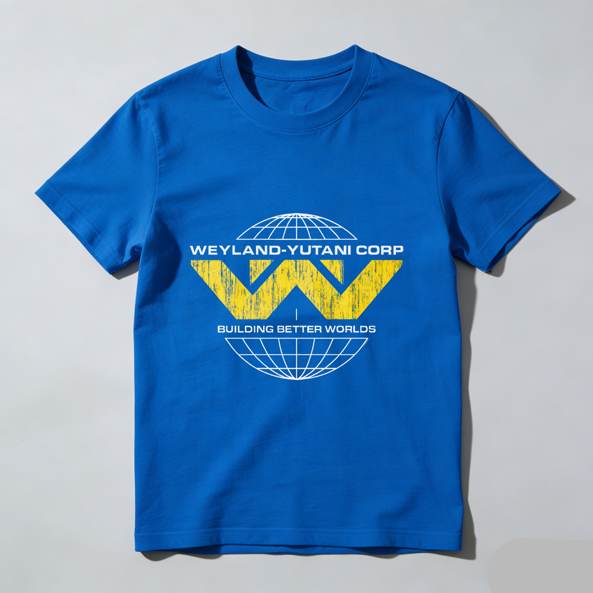 TEECURENT Weyland Yutani Corp Building Better Worlds T Shirt Alien Movie Logo Black Men Women Unisex Casual Tee Top