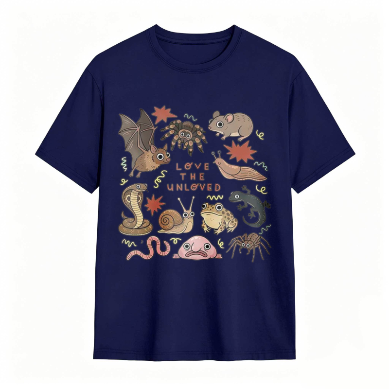 Love The Unloved Graphic Tee Animal Lover Shirt