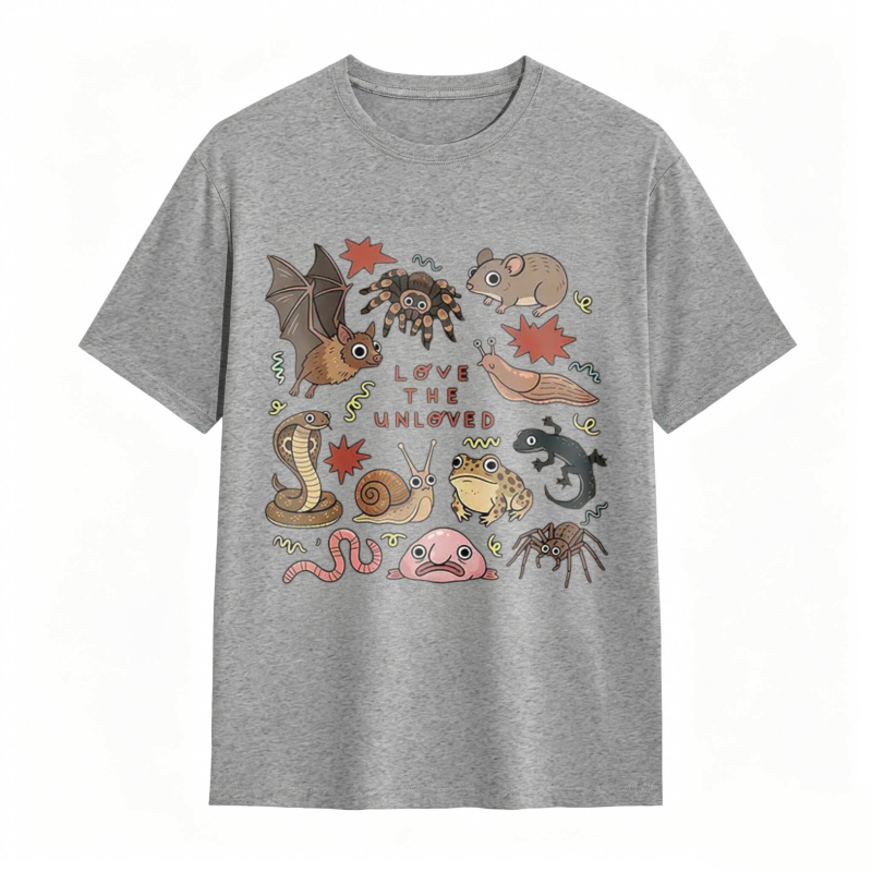 Love The Unloved Graphic Tee Animal Lover Shirt