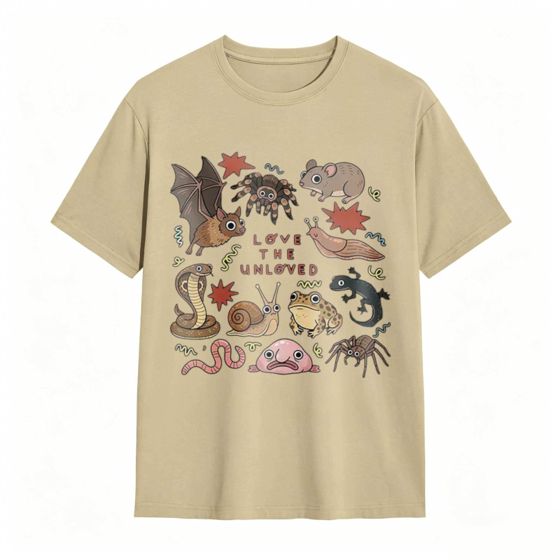 Love The Unloved Graphic Tee Animal Lover Shirt