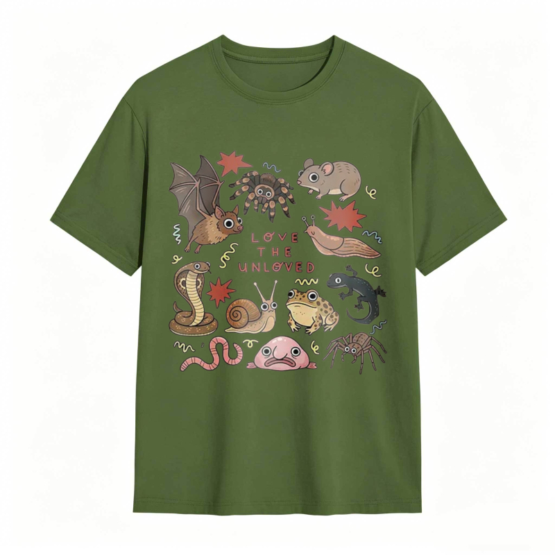 Love The Unloved Graphic Tee Animal Lover Shirt