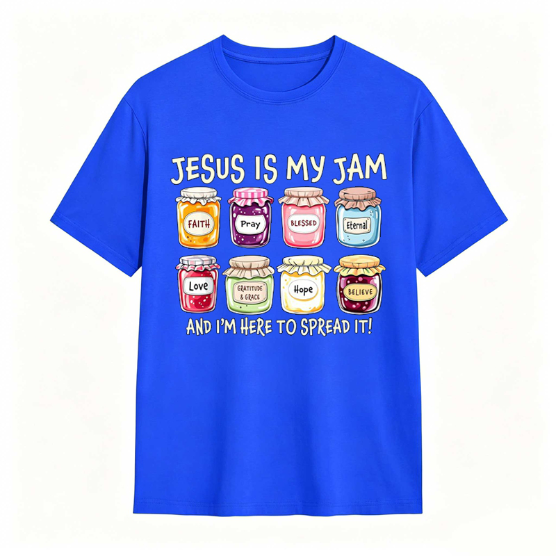 Jesus ls My Jam Christian Graphic T-shirt
