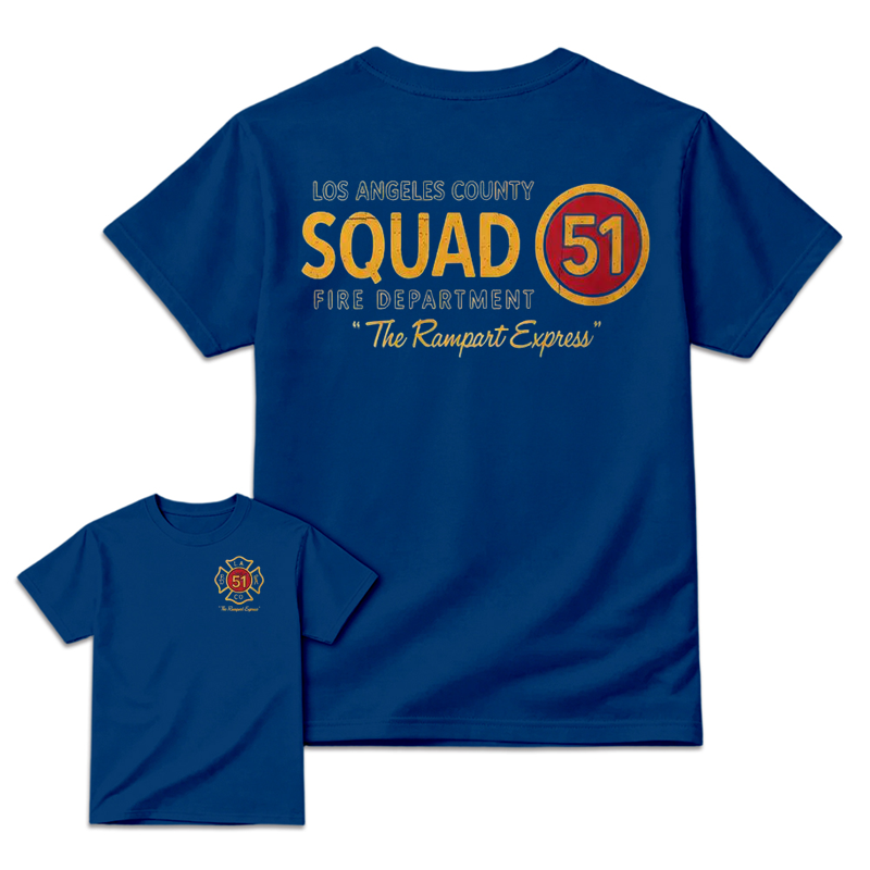 Los Angeles County Squad 51 Fire Department T-Shirt