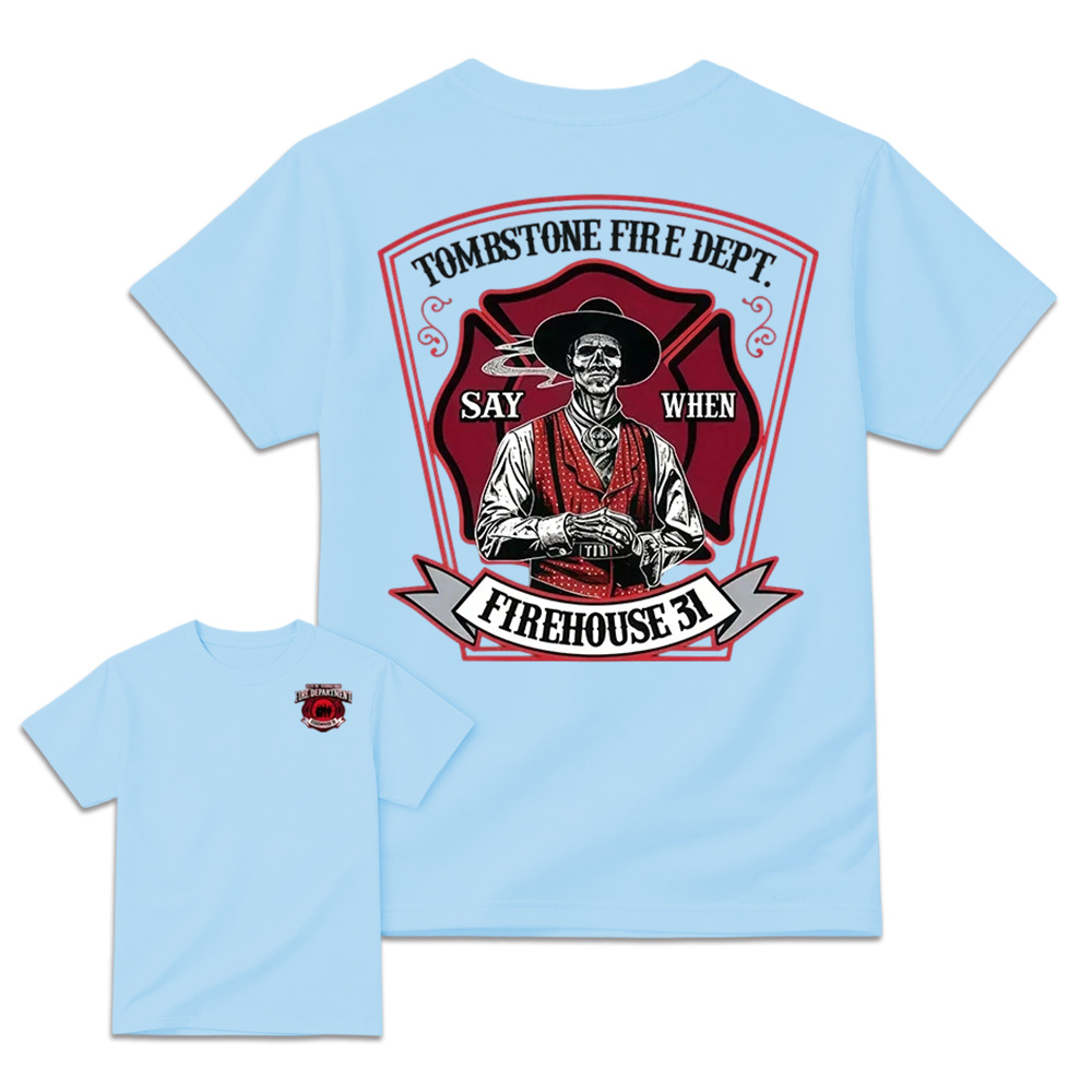 Vintage Firefighter T-Shirt | Classic Americana Graphic Tee T-Shirt