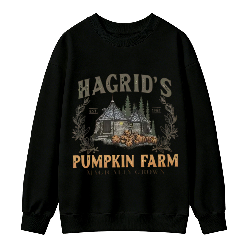 Hagrid's Pumpkin Patch Shirt - Sweatshirt - Hoodie, Vintage Fall Shirt, Retro Halloween T-Shirt, Pumpkin Patch Sweatshirt, Wizard Halloween Shirt, Spooky Season T-Shirt, HP Fan Gift