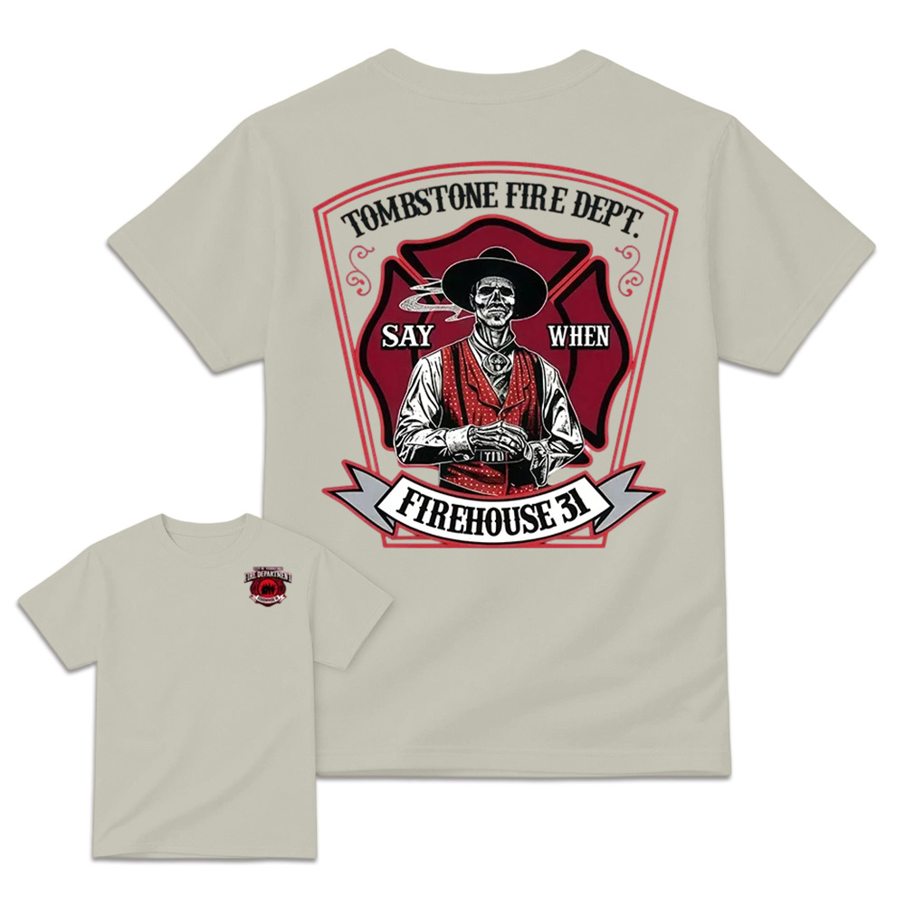 Vintage Firefighter T-Shirt | Classic Americana Graphic Tee T-Shirt