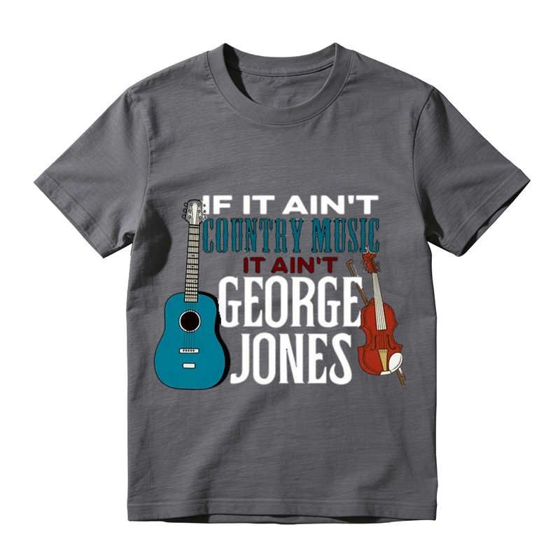 If It Ain't Country Music It Ain't George Jones Vintage Graphic T-Shirt
