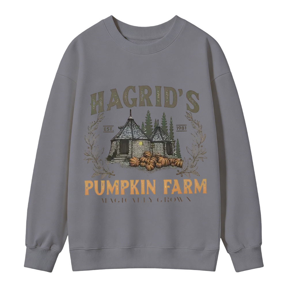 Hagrid's Pumpkin Patch Shirt - Sweatshirt - Hoodie, Vintage Fall Shirt, Retro Halloween T-Shirt, Pumpkin Patch Sweatshirt, Wizard Halloween Shirt, Spooky Season T-Shirt, HP Fan Gift