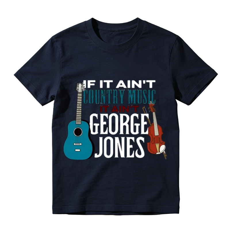 If It Ain't Country Music It Ain't George Jones Vintage Graphic T-Shirt