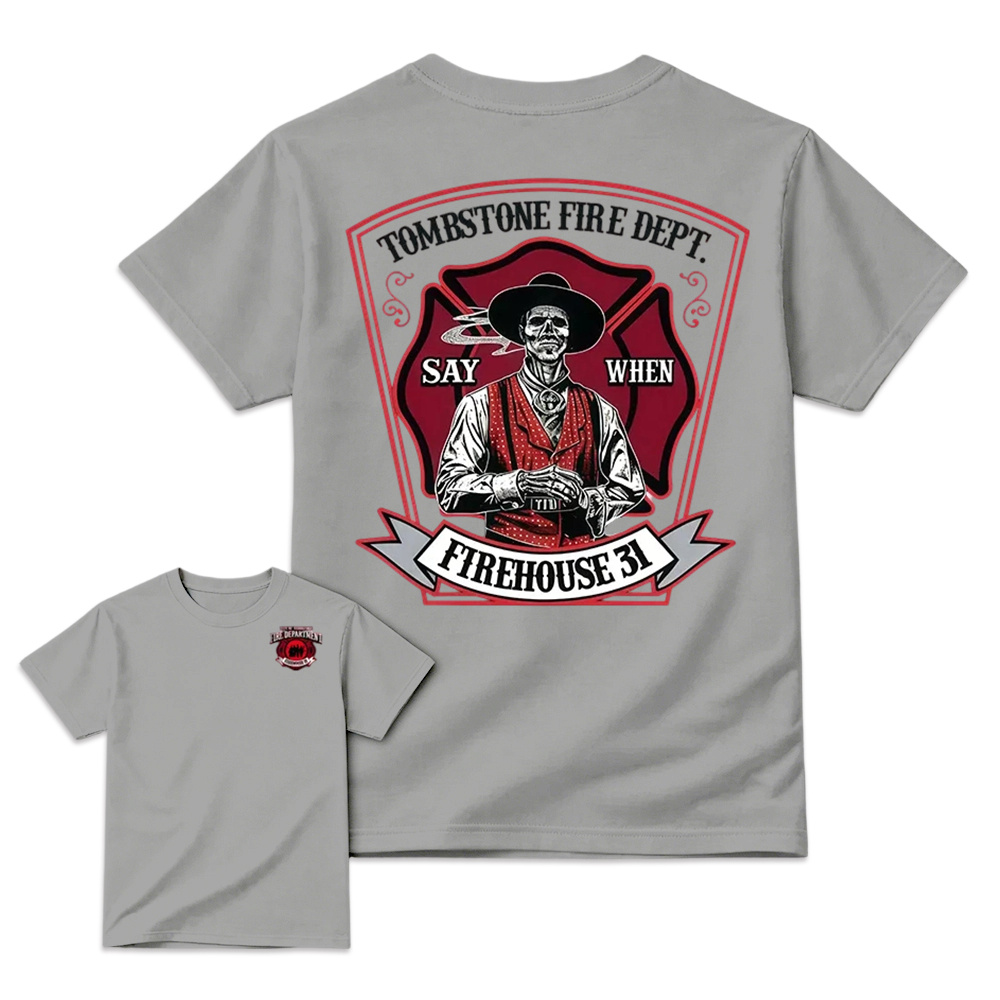 Vintage Firefighter T-Shirt | Classic Americana Graphic Tee T-Shirt