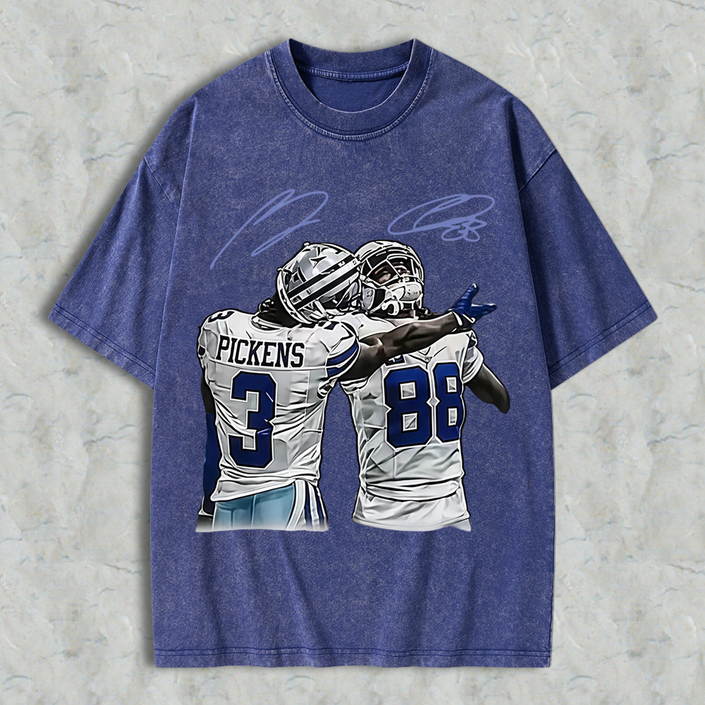 Pickens & 88 Teammate Duo Graphic Washed T-shirt