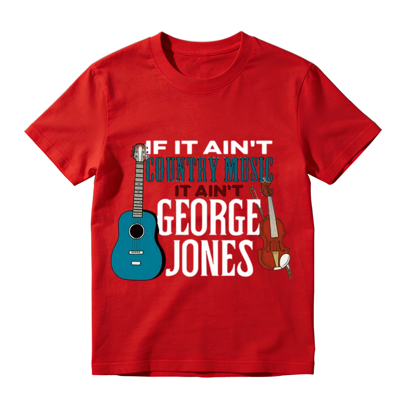 If It Ain't Country Music It Ain't George Jones Vintage Graphic T-Shirt