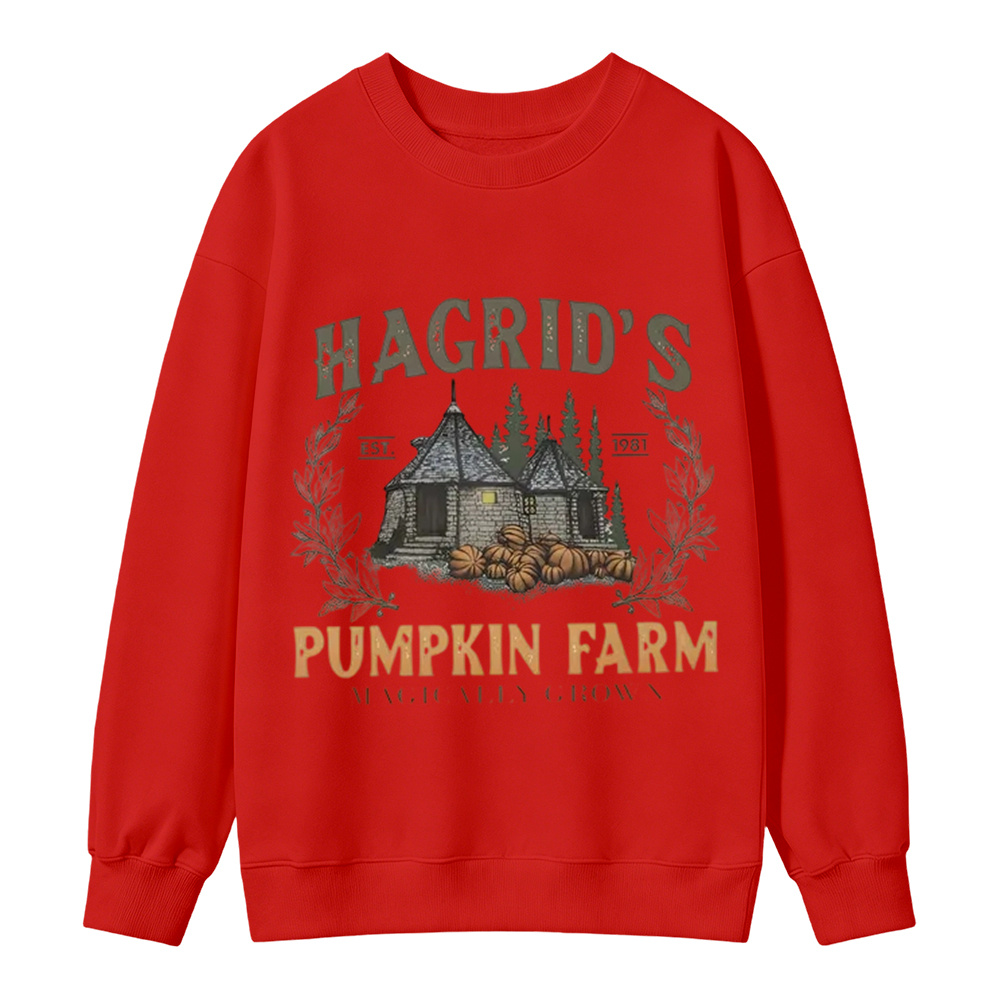 Hagrid's Pumpkin Patch Shirt - Sweatshirt - Hoodie, Vintage Fall Shirt, Retro Halloween T-Shirt, Pumpkin Patch Sweatshirt, Wizard Halloween Shirt, Spooky Season T-Shirt, HP Fan Gift