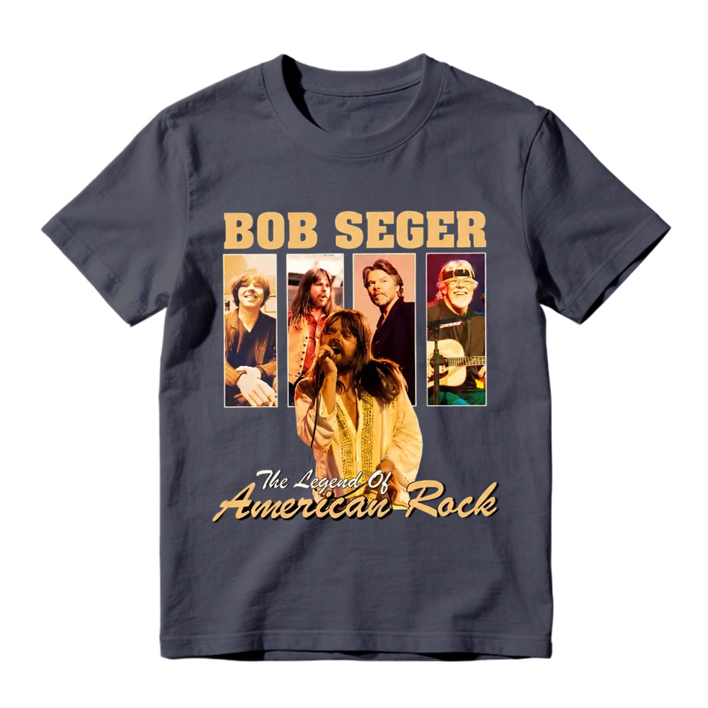 Bob Seger The Legend Of American Rock Vintage Graphic T-Shirt