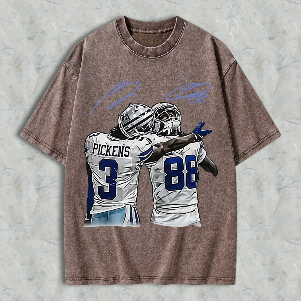 Pickens & 88 Teammate Duo Graphic Washed T-shirt