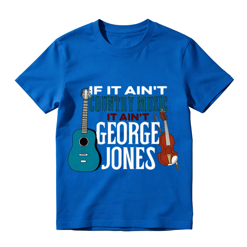 If It Ain't Country Music It Ain't George Jones Vintage Graphic T-Shirt